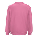 Women's Light Thulian Pink Solid Sweatshirt