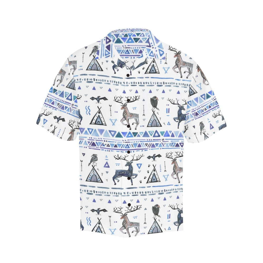 Men's Urban Art Abstract Half Sleeve Shirt