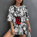 Women's Demon Slayer Universe Anime Oversized T-shirt
