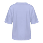 Men's Periwinkle Solid Oversized T-shirt