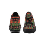 Women's Christmas Stripped Abstract High Top Shoes