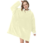 Women's Pale Spring Bud Solid Blanket Hoodie