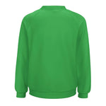 Women's Medium Sea Green Solid Sweatshirt