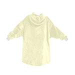 Women's Pale Spring Bud Solid Blanket Hoodie