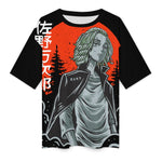 Men's Sano Manjiro Tokyo Revengers Anime Oversized T-shirt