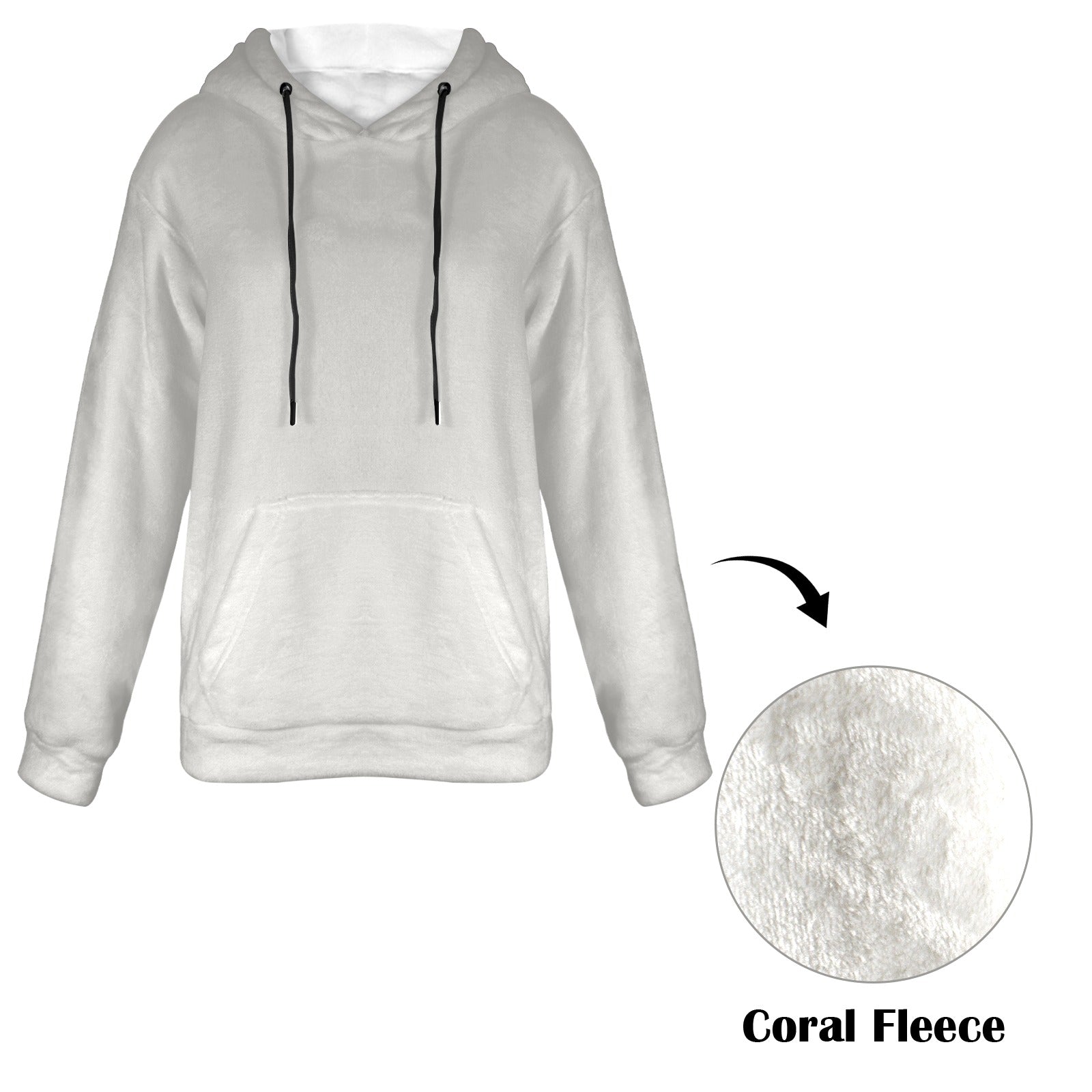 Women's Back to School Abstract Flannel Hoodie