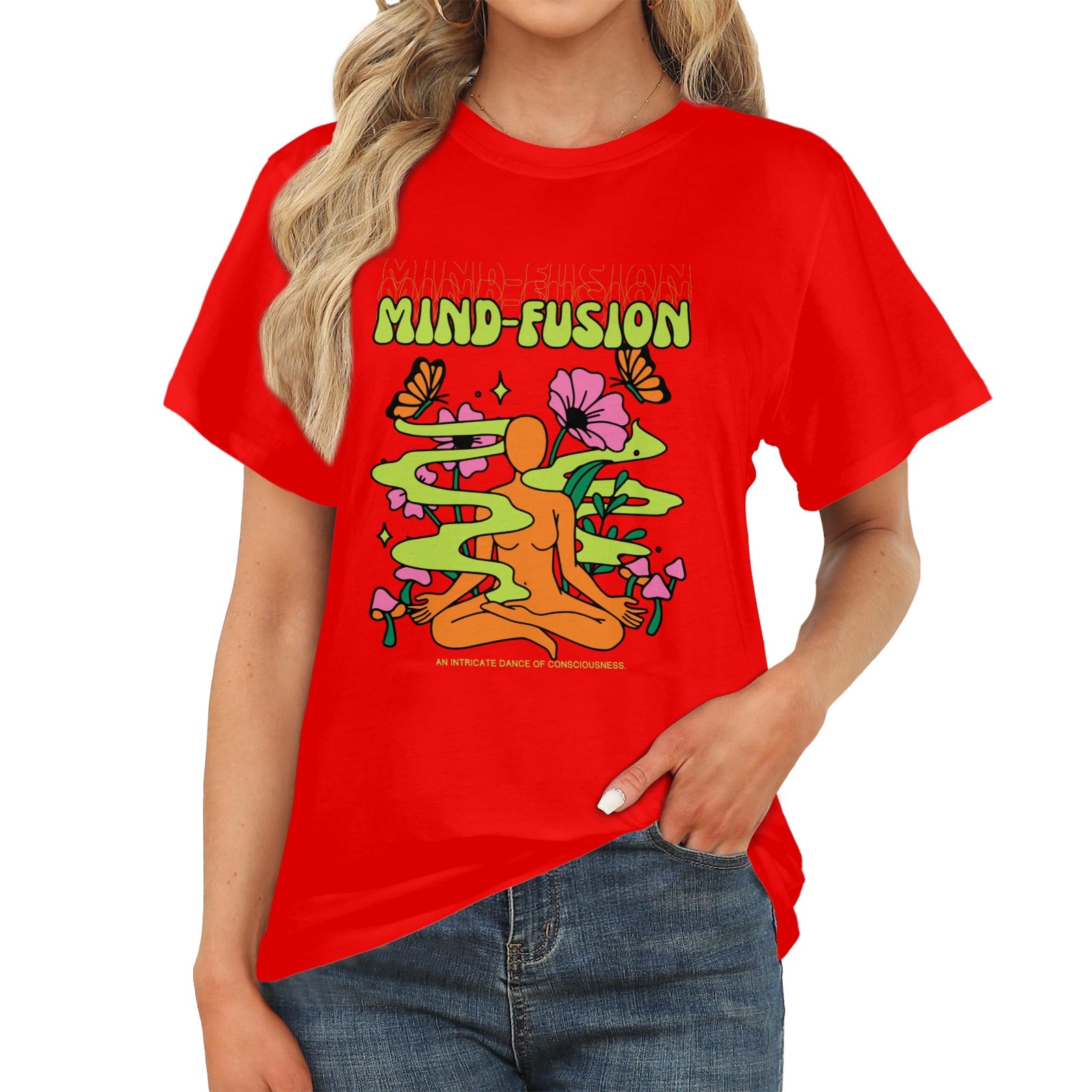 Women's Mind Fusion Acid & Punk Classic Fit T-shirt