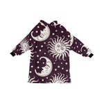 Men's Sun and Moon Abstract Blanket Hoodie