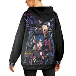 Women's Arcane Abstract Flannel Hoodie