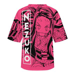 Women's Nezuko All Over Demon Slayer Anime Oversized T-shirt