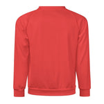 Men's Carmine Red Solid Sweatshirt