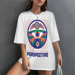 Women's 3rd Eye Perspective Acid & Punk Oversized T-shirt