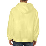 Men's Blond Solid Flannel Hoodie