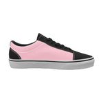 Women's Bubble Gum Pink Solid Lace Up Shoes