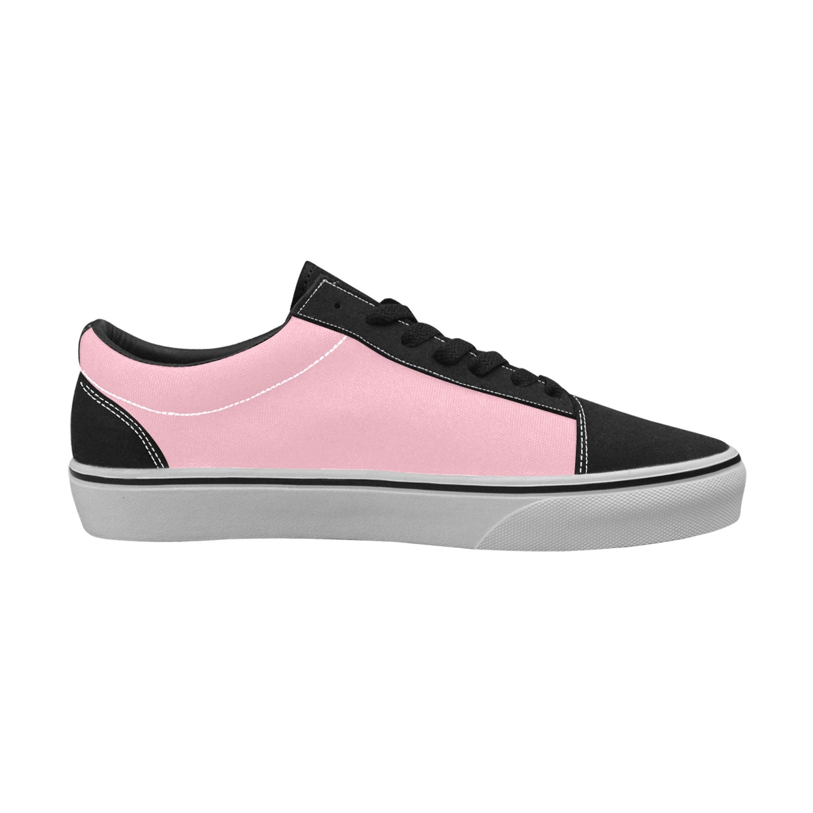 Women's Bubble Gum Pink Solid Lace Up Shoes