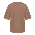 Women's Beaver Solid Oversized T-shirt