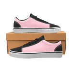 Women's Bubble Gum Pink Solid Lace Up Shoes
