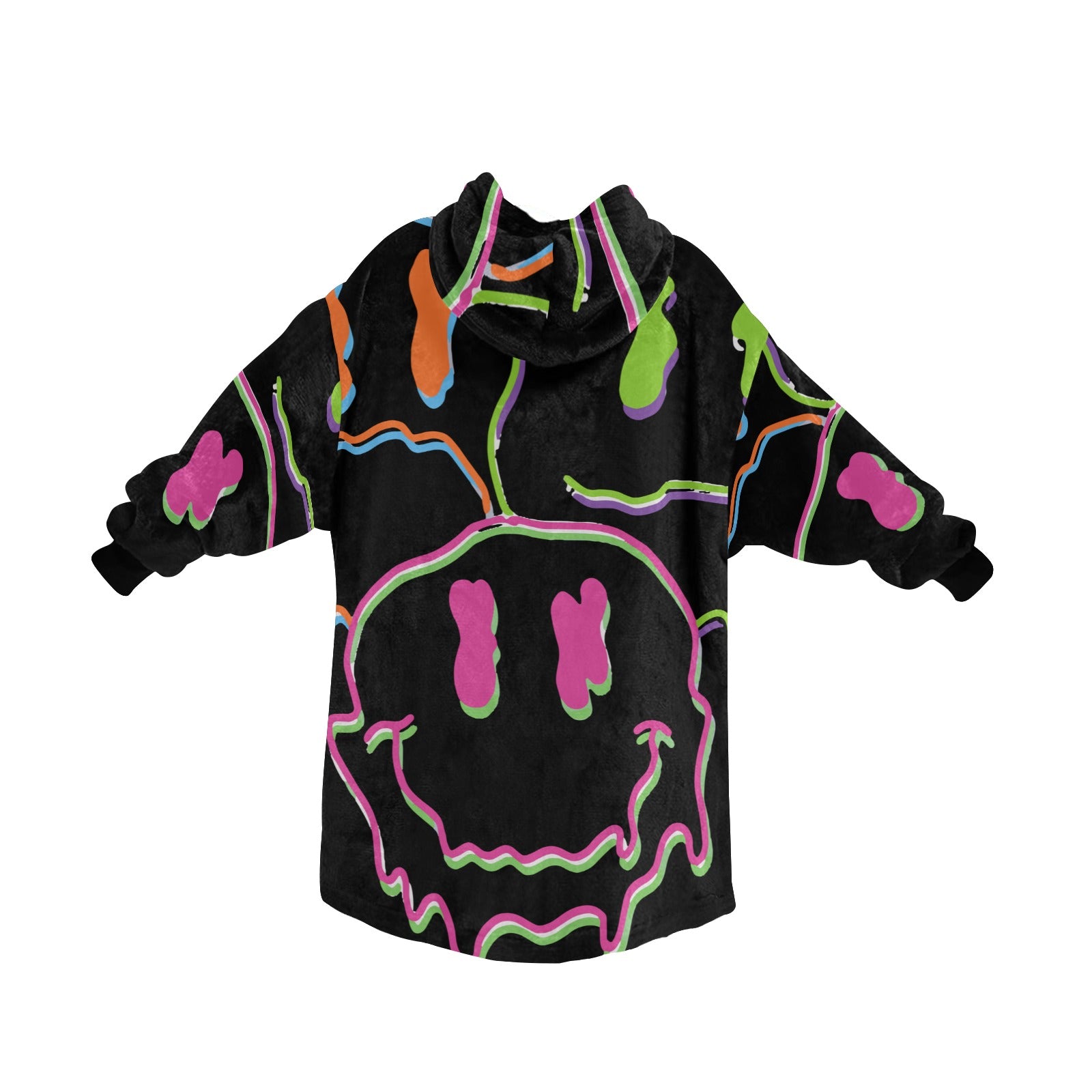 Women's Melting Smile Acid & Punk Blanket Hoodie