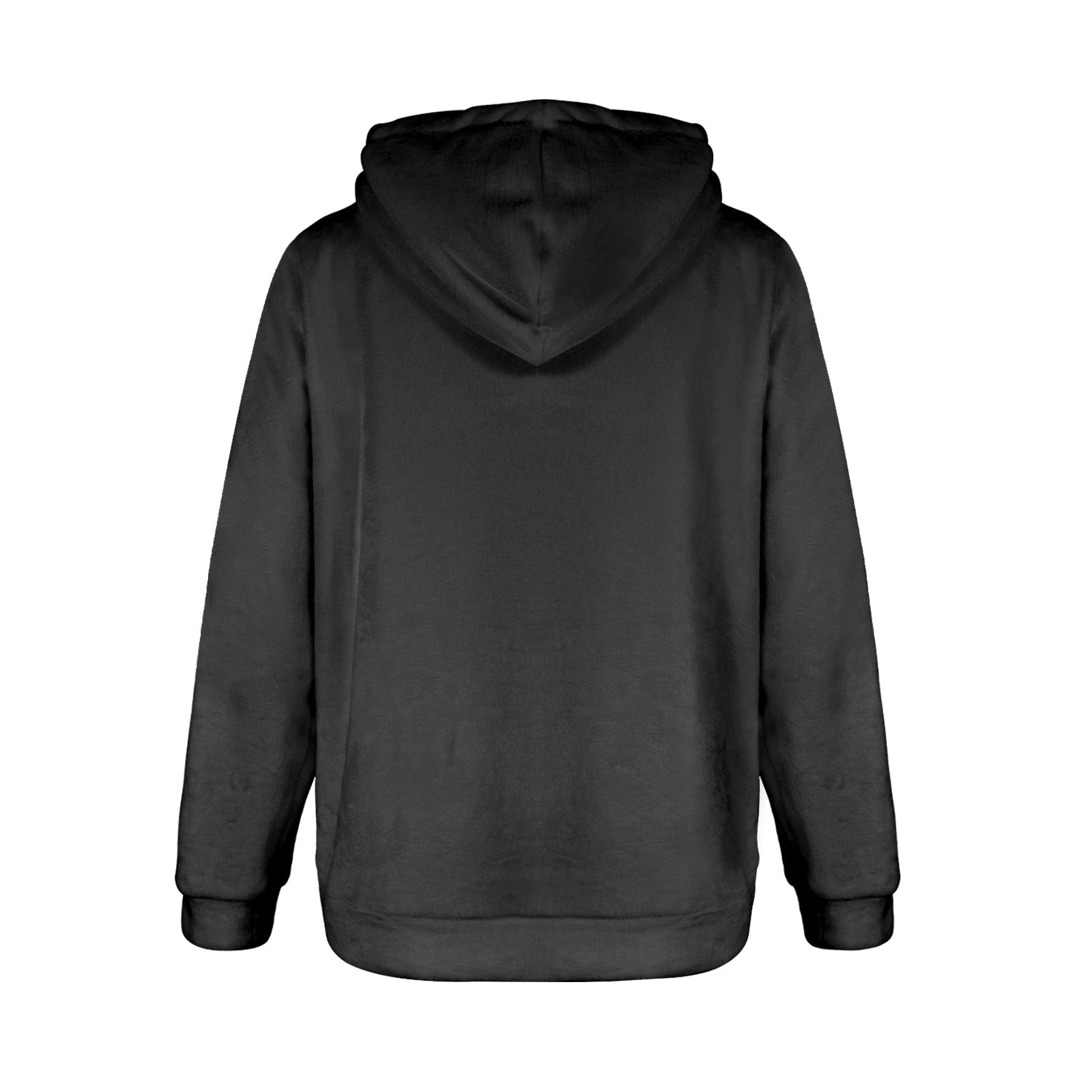 Women's Ew People Abstract Flannel Hoodie