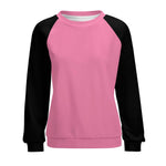 Women's Thulian Pink Solid Sweatshirt