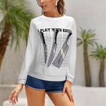 Women's Knife Play Abstract Sweatshirt