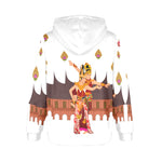 Women's Nritya Abstract Flannel Hoodie