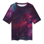 Men's Psychedelic Cosmic Acid & Punk Oversized T-shirt