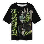 Women's Psycho Bear Streetwear Oversized T-shirt