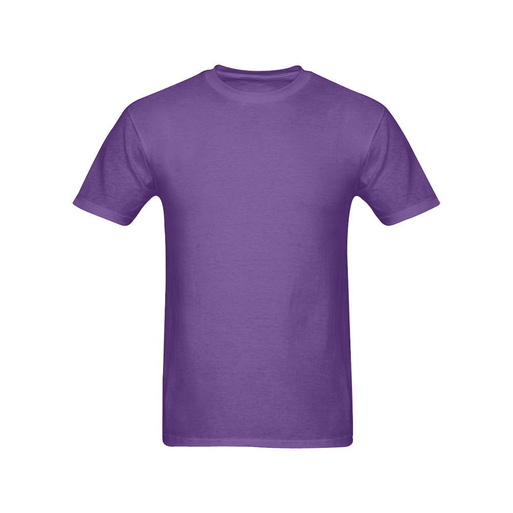 Men's French Lilac Solid Classic T-shirt