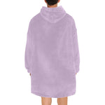 Men's Pastel Purple Solid Blanket Hoodie