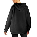 Women's Ew People Abstract Flannel Hoodie