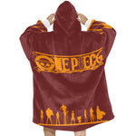 Women's One Piece Anime Blanket Hoodie