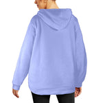 Women's Blue Bell Solid Flannel Hoodie