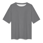Men's Trolley Grey Solid Oversized T-shirt