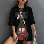 Women's Yor Forger Spy X Family Anime Oversized T-shirt