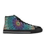 Women's Aurora Fractal Abstract High Top Shoes