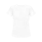 Women's White Solid Classic T-shirt