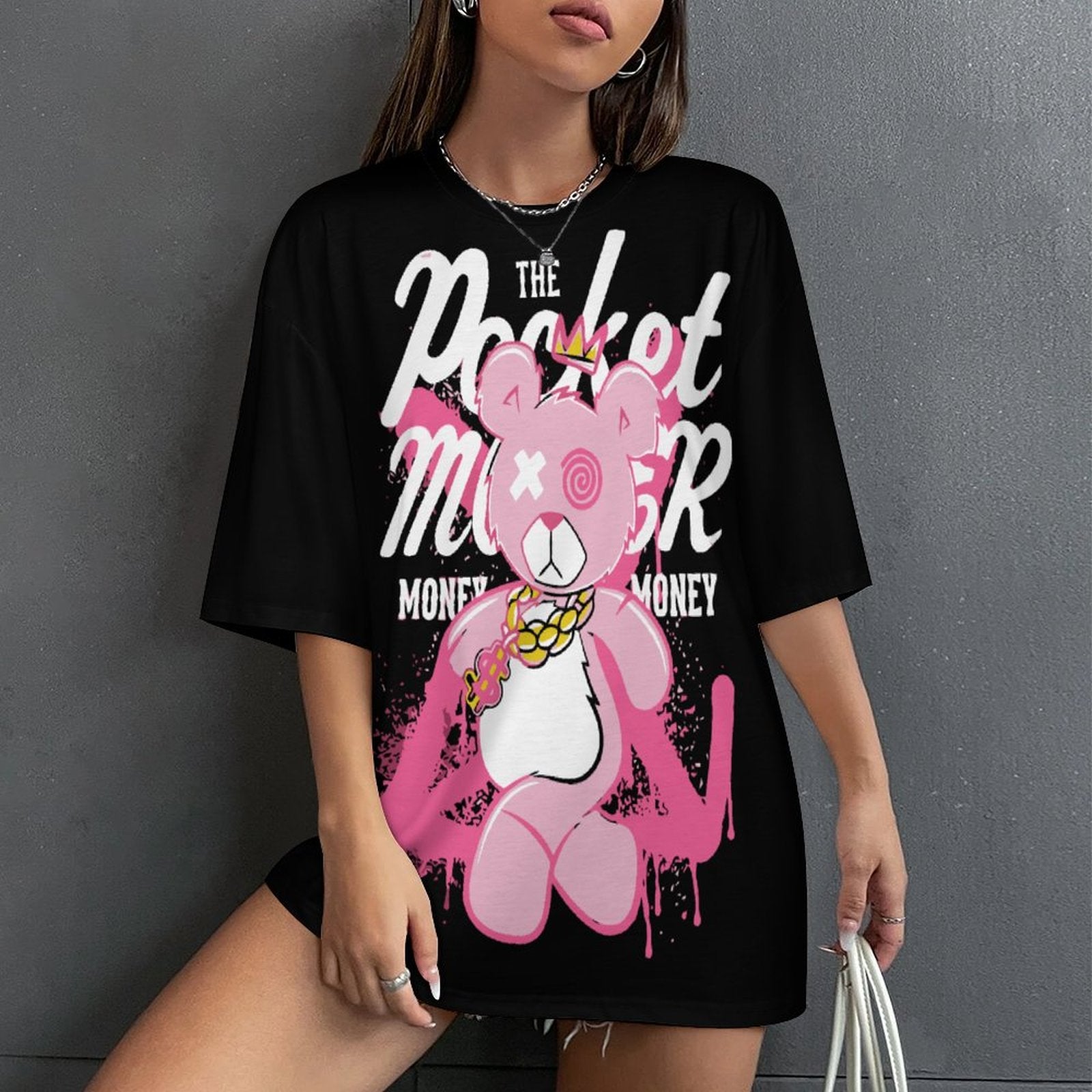 Women's Money Master Streetwear Oversized T-shirt