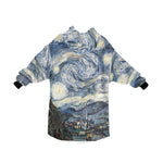 Women's Night Art Abstract Blanket Hoodie