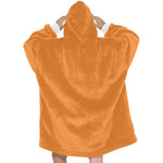 Women's Bronze Solid Blanket Hoodie
