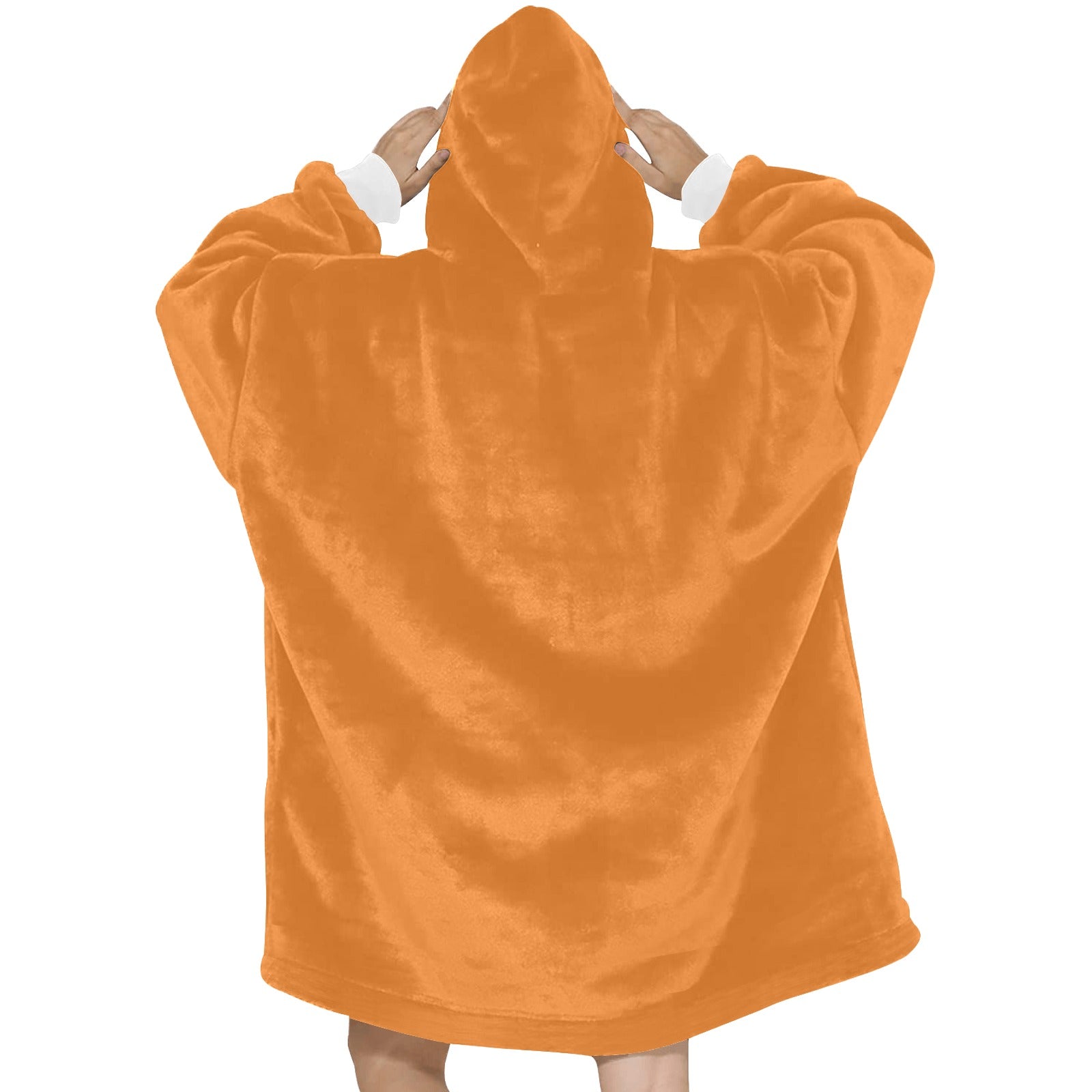Women's Bronze Solid Blanket Hoodie