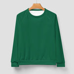 Men's Bottle Green Solid Sweatshirt