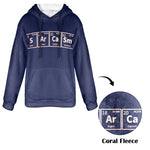 Women's Real Sarcasm Abstract Flannel Hoodie