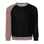Men's Black & Beaver Solid Sweatshirt