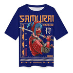 Women's Samurai Anime Oversized T-shirt
