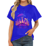 Women's Giant Mushroom Acid & Punk Classic Fit T-shirt