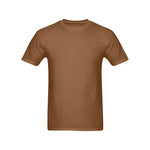 Men's Pastel Brown Solid Classic T-shirt