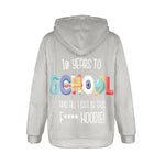 Women's Back to School Abstract Flannel Hoodie