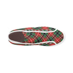 Women's Congested Tartan Blaze Abstract High Top Shoes