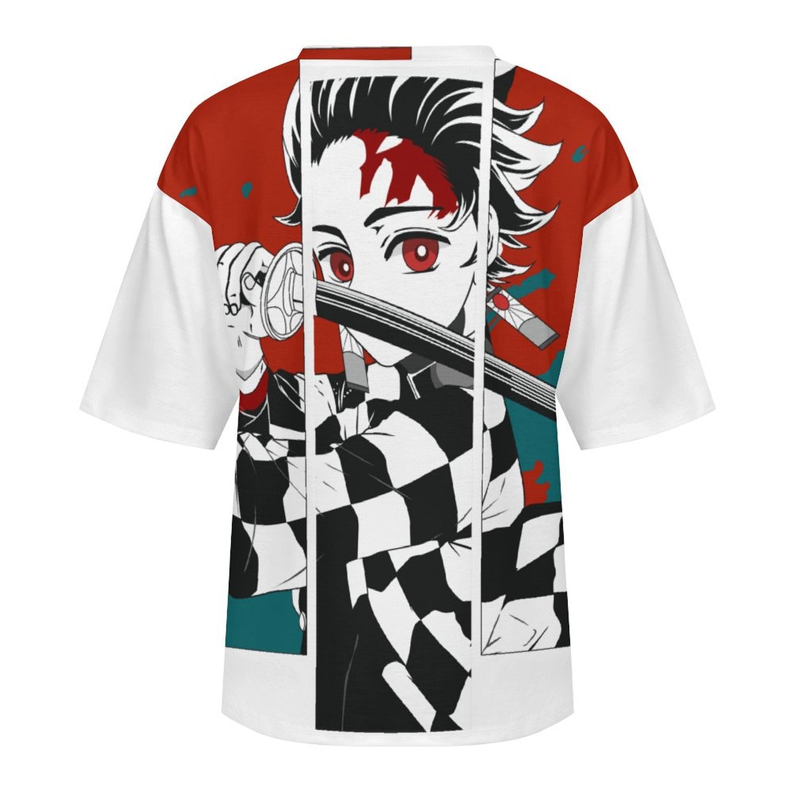 Women's Tanjiro Demon Slayer Anime Oversized T-shirt